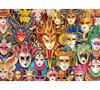 Puzzle EUROGRAPHICS maschere veneziane, 1000 pezzi