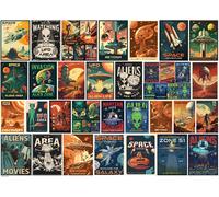 Puzzle EUROGRAPHICS Poster vintage: Alieni 1000 pezzi