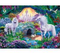 Puzzle Eurographics Unicorni nel regno fiabesco XL 500 pezzi