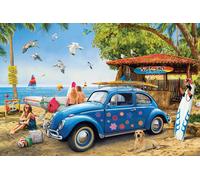 Puzzle Eurographics VW Maggiolino e Surfisti 1000 pezzi
