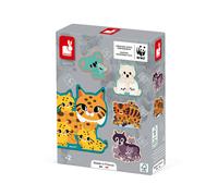 Puzzle evolutivi Animali 2-3-4-5-6 pezzi Janod In collaborazione con il WWF®