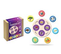 Puzzle Evoluzione Bambini Gioco Educativo Interattivo Apprendimento Natura Vita Animale Sviluppo Cognitivo Legno Ecologico Motricità Fine Colori Vividi 28 Pezzi Bambini Piccoli Da 1 Anno