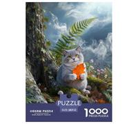 Puzzle Exotic Shorthair 1000 Pezzi Per Adulti, Gioco Di Squadra, Difficile Sfida Puzzles Con Tree Trunk, Regalo Per Bambini E Adulti 52x38cm/1000pcs