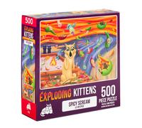 Puzzle Exploding Kittens da 500 pezzi - Puzzle Spicy Scream per adulti Puzzle di gatti Puzzle d'arte