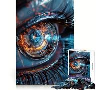 Puzzle EYE AI da 1000 pezzi per adulti, gioco di logica mentale, divertimento rilassante, taglio preciso, regalo prezioso 50x75cm