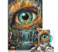 Puzzle Eye of The Mountain da 1000 pezzi per adulti, regalo di compleanno, giocattolo educativo intellettuale decomprimente, regali, arte murale 38x26cm