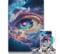 Puzzle Eye of the Universe da 1000 pezzi per adulti, difficile da completare ma divertente e spiritoso, ideale come decorazione per la casa e come regalo (38x26cm)