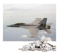 Puzzle FA18F Super Hornet Strike da 1000 pezzi per adulti e puzzle in legno, gioco educativo per famiglie, 1000 pezzi (75x50 cm)