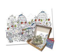 PUZZLE fabio vettori LUNA PARK made in italy 1080 PEZZI eco friendly 48,5 X 68,5