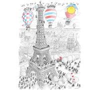 PUZZLE fabio vettori PARIGI made in italy 1080 PEZZI eco friendly 48,5 X 68,5 CM