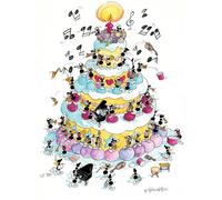 PUZZLE fabio vettori TORTA made in italy 540 PEZZI eco friendly 34,5 X 49,5 CM l