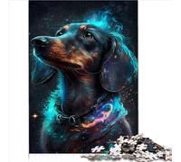 Puzzle facili per adulti Cane bassotto Puzzle da 1000 pezzi per bambini adulti Puzzle in cartone Regali per adulti Antistress Staycation Kill time 1000 pezzi (26x38 cm)
