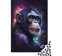 Puzzle fai da te Galaxy Monkey Puzzle rettangolare in carta per regalo di compleanno per bambini o bambine 1000 pezzi (38x26 cm)
