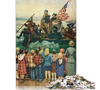 Puzzle fai da te per gite al museo, puzzle rettangolare in carta, regalo di compleanno per bambini o bambine, 1000 pezzi (75x50 cm)