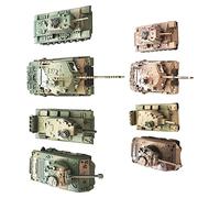 Puzzle Fai da Te per Modelli di Carri Armati, 8 Pezzi, 1/72, Modello di Carro Armato, Veicolo Blindato, Modello di Carro Armato, per Ragazze, Re
