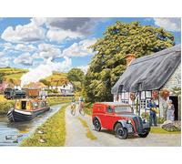 Puzzle Falcon Chalet sul fiume 1000 pezzi
