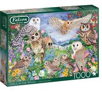 Puzzle FALCON gufi nel bosco, 1000 pezzi