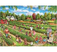Puzzle Raccolta di Fragole 1000 pezzi