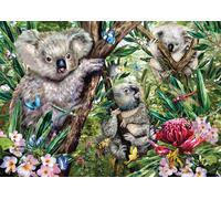 Schmidt - Puzzle Simpatica famiglia Koala - 500 Pezzi