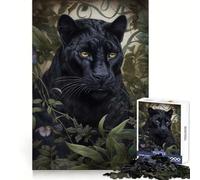 Puzzle fantasioso della Pantera Nera da 1000 pezzi per adolescenti, stimolante per il pensiero logico, ideale per il tempo libero, con intagli precisi e come regalo speciale (38x26cm)