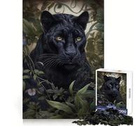 Puzzle fantasioso della Pantera Nera per adolescenti, 1000 pezzi, stimola la mente, favorisce il relax, si incastra alla perfezione, è un regalo speciale (38x52cm)