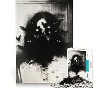 Puzzle Fantasma Vendicativo da 1000 Pezzi Richiama Divertimento Senza Sbavature Taglio Pulito Pezzi Portatile Adatto ai Viaggi Gioco Divertente (38x26cm)