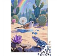Puzzle Fantastico 1000 Pezzi, Pappagallino zèbra in Legno, Crea Momenti Indimenticabili, Adatto A Tutti, Facile Da Assemblare, Confezione Elegante