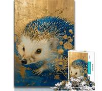 Puzzle fantasy a forma di riccio per adulti e adolescenti, 1000 pezzi, aiuta il cervello a esercitare i giocattoli avvincenti per coltivare la pazienza, ottimo regalo (75x50cm)