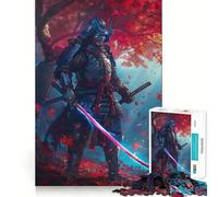 Puzzle fantasy a tema samurai per adolescenti, 1000 pezzi, gioco per allenare la mente, rilassante, artistico, da assemblare, (38x26cm)
