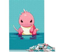 Puzzle fantasy Axolotl da 1500 pezzi per adulti, con animali, che si incastrano perfettamente, puzzle per uomini e donne, 1500 pezzi (85x57 cm)