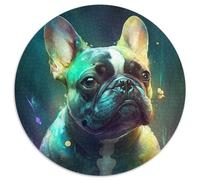 Puzzle Fantasy Bulldog da 1000 pezzi per adulti, puzzle per adulti, attività divertenti da fare a casa, regalo di compleanno, regali da viaggio, 67,5x67,5 cm