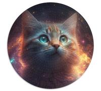 Puzzle Fantasy Cat da 1000 pezzi per adulti, Halloween, Pasqua, Capodanno, 67,5x67,5 cm