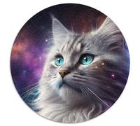 Puzzle Fantasy Cat da 1000 pezzi per adulti, perfetto per adolescenti, per rafforzare i legami familiari, rompicapo e regalo fai da te per la casa, 67,5x67,5 cm.