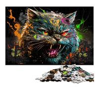 Puzzle Fantasy Cat da 1000 pezzi per adulti, puzzle fai da te per la casa, regalo, gioco rompicapo 26X38CM/10,23x14,96 pollici