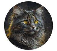 Puzzle Fantasy Cat da 1000 pezzi per adulti, puzzle in cartone, gioco interattivo per famiglie, regalo creativo con grafica colorata, 67,5x67,5 cm