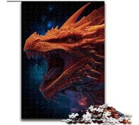 Puzzle fantasy con draghi per adolescenti, antistress, per ammazzare il tempo durante le vacanze, per migliorare l'amore tra coppie (50x75cm)