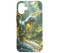 Puzzle fantasy con figure angeliche Custodia per iPhone 16 Plus