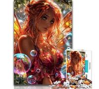 Puzzle Fantasy Dark Girl per adolescenti, 1000 pezzi, aiuta il cervello ad allenarsi, giocattoli avvincenti per coltivare la pazienza, gioco di sfida unico (38x26cm)