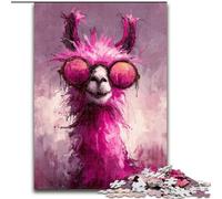 Puzzle fantasy di alpaca per adolescenti, 1000 puzzle, giochi rilassanti, ideali come regalo per tutta la famiglia (50x75cm)
