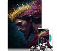 Puzzle fantasy di Gesù per adolescenti, puzzle da 1000 pezzi, giochi divertenti, ogni pezzo è unico - gioco divertente e stimolante per tutta la famiglia (50x75cm)