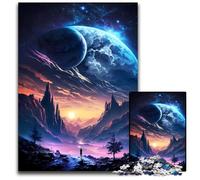 Puzzle fantasy di Twilight galattico da 1000 pezzi per adulti, idea regalo di compleanno, gioco rompicapo impegnativo 26X38CM/10,23x14,96 pollici