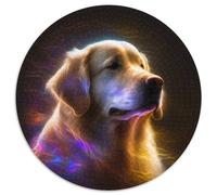 Puzzle Fantasy Dog da 1000 pezzi per adulti, puzzle rotondo da 1000 pezzi, gioco per adulti, regalo per famiglie, gioco interattivo, sfida mentale, 67,5x67,5 cm