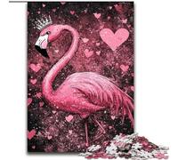 Puzzle Fantasy Flamingo da 1000 pezzi per adolescenti, giocattoli educativi per l'apprendimento, giochi per famiglie adatti per la decorazione della scrivania (50x75cm)