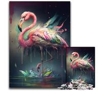 Puzzle Fantasy Flamingo da 1000 pezzi per adulti, gioco creativo per famiglie e decorazioni per la casa, regalo di Natale perfetto per adolescenti, 50x75CM/19,68x29,52 pollici