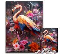 Puzzle fantasy Flamingo da 1000 pezzi, sfida per la mente, regalo educativo per adolescenti, 26X38CM/10,23x14,96 pollici