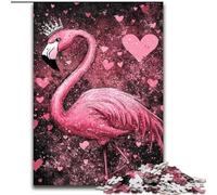 Puzzle fantasy Flamingo per adulti, 1000 pezzi, adatti a bambini dai 14 anni in su, per un divertimento in famiglia tutta la famiglia (26x38cm)