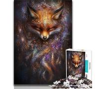 Puzzle Fantasy Fox da 1000 pezzi per adulti, aiuta il cervello a esercitare giocattoli avvincenti per coltivare la pazienza, un'opera d'arte (75x50cm)