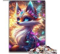 Puzzle Fantasy Fox per adolescenti 2000 pezzi, giochi educativi fai da te con poster abbinato e foglio di quiz per età 14+ (70x100cm)