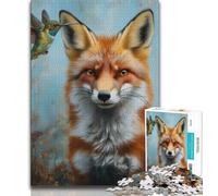 Puzzle Fantasy Fox per adulti 1000 puzzle, aiuta il cervello a esercitare giocattoli avvincenti per coltivare la pazienza Interazione genitore-figlio 50x75cm