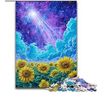 Puzzle fantasy Girasole per adolescenti da 1000 pezzi, giochi divertenti per famiglie, attività divertenti a casa, regalo di compleanno, regali da viaggio (50x75cm)